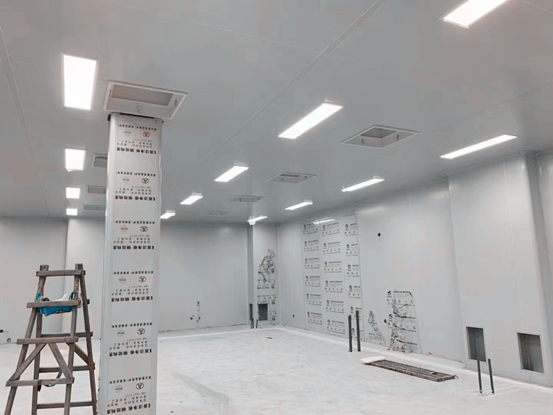 湖州電子廠凈化車(chē)間施工圖片